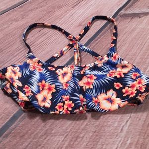 PINK Victoria's Secret Floral Bikini Swimsuit Top